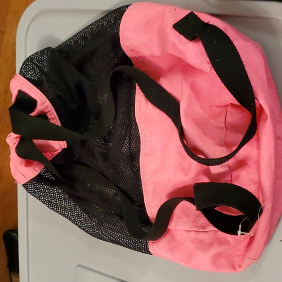 PINK NATION VICTORIA'S SECRET MESH DUFFLE BAG - Picture 7 of 8